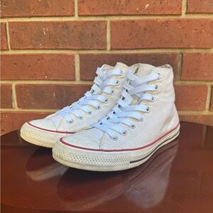 White High-Top Converse